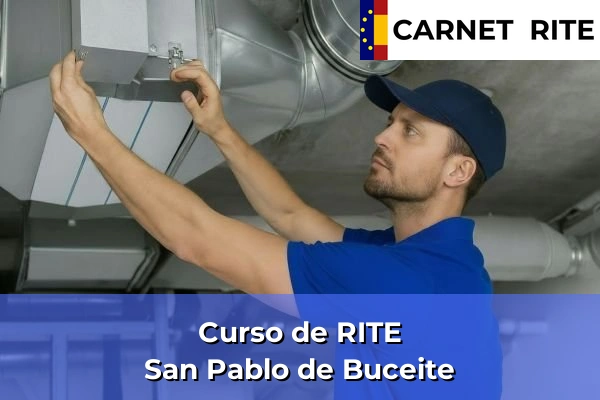 Curso de RITE en San Pablo de Buceite